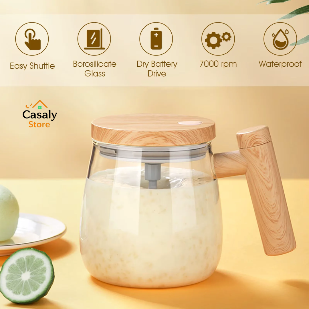 400ml Automatic Self-Stirring Mug – Electric Waterproof Mixing Cup for Coffee and Protein Drinks