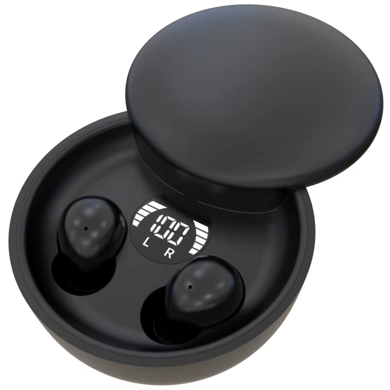 SK26 Bluetooth 5.4 Wireless Earphones Small Earbuds Sleeping Sport Invisible Headphones Bass Sound Quality Headset Sliding Cover