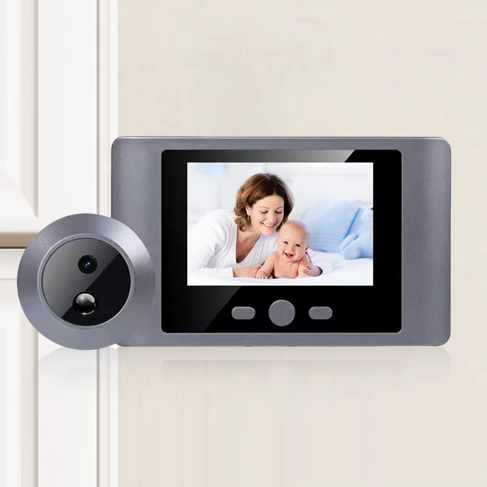 Mini Peephole Smart Wireless Door Viewer Camera PIR Motion Detection Smart Peephole Video Doorbell 2.8 Inch Digital Door Viewer