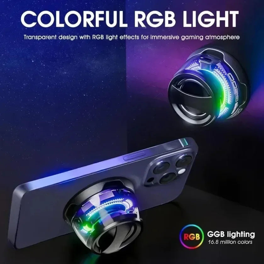 Magnetic Mini Portable Bluetooth Speaker G200 | RGB LED Light, BT 5.0, 7H Playtime, Phone Holder Stand