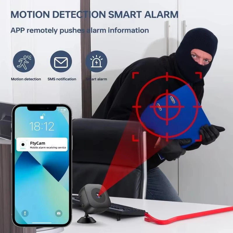 New 4K Mini Security Camera Full Color Night Vision High Definition Wifi Monitor Motion Detect Surveillance Waterproof 2025