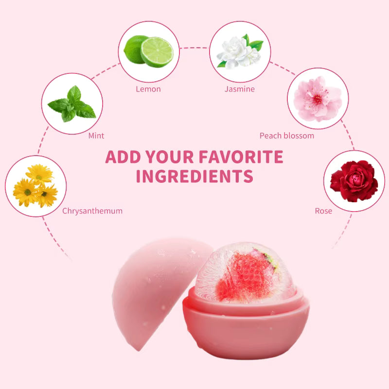 Silicone Ice Roller for Face & Eye: Facial Beauty Ice Cube Mold