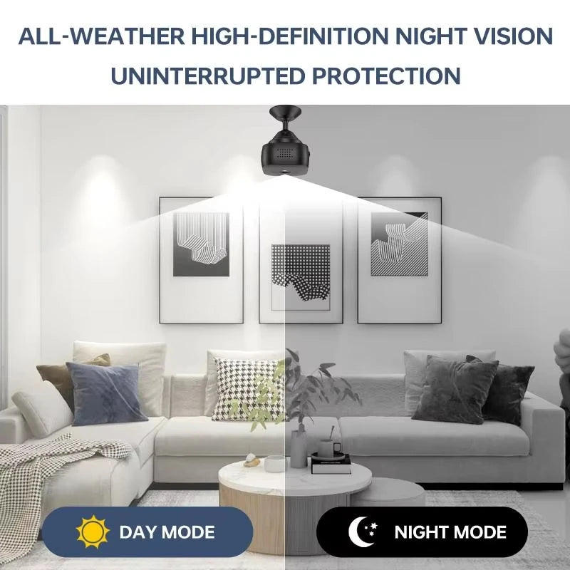 New 4K Mini Security Camera Full Color Night Vision High Definition Wifi Monitor Motion Detect Surveillance Waterproof 2025