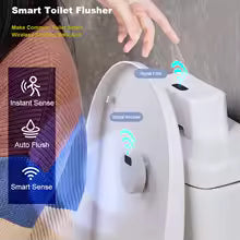 Contactless Smart Toilet Flusher | Infrared Sensor Button for Fully Automatic Toilet Flushing | Hygienic, Hands-Free