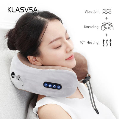 Smart Electric Neck and Shoulder Massager Pillow | Home Car Travel - Casaly