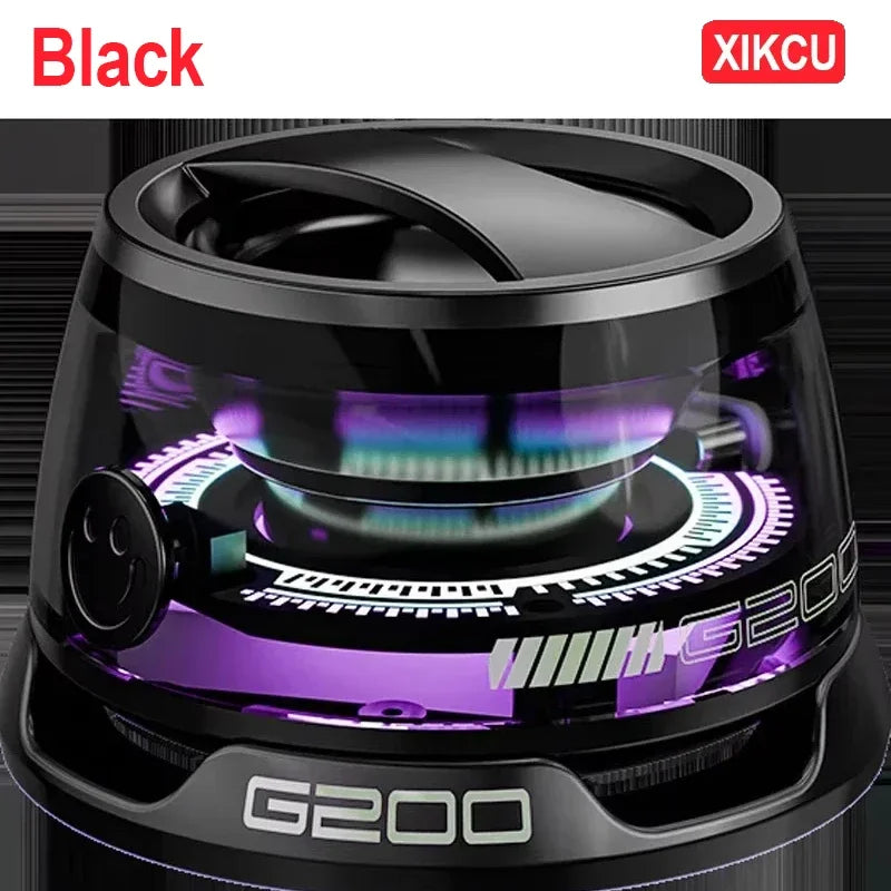 Portable Bluetooth Speaker G200 RGB Lighting Magnetic Speaker BT5.0 Mini Sound Box 7 Hours Playback Phone Holder