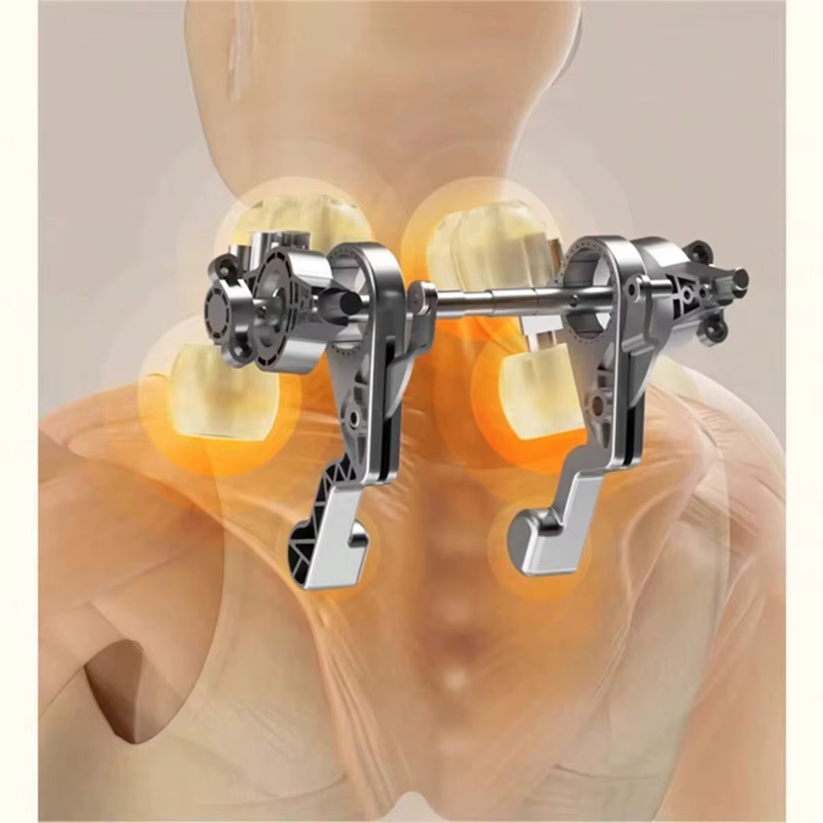Electric Neck Massager, 3D Deep Tissue Kneading Massage Pillow for Neck, Shoulder, Waist, Legs, Ideal for Home, Office