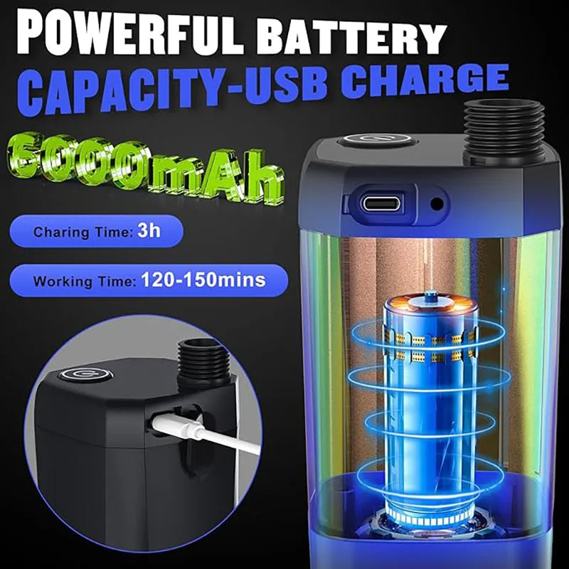 Portable Shower for Camping 6000Mah Rechargeable Camping Shower