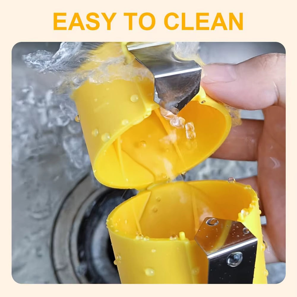 1/2Pcs Egg Shell Cutter Separator Portable Egg Opener Kitchen Gadget Egg Cracker with Egg White Separator for Baking and Cooking
