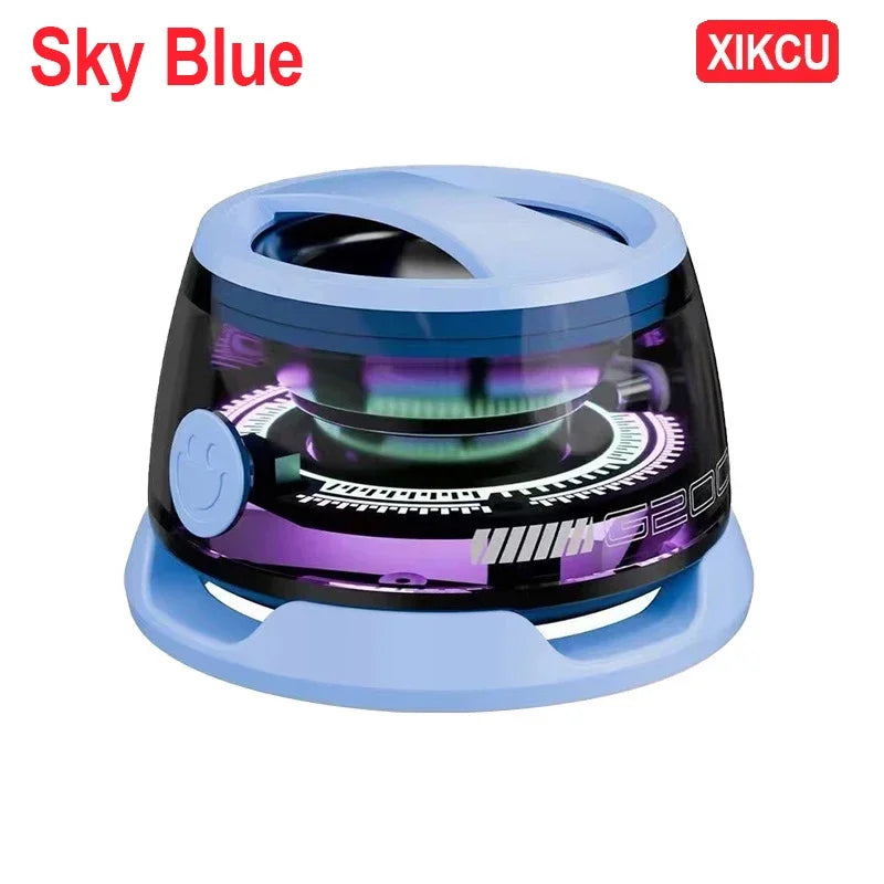 Portable Bluetooth Speaker G200 RGB Lighting Magnetic Speaker BT5.0 Mini Sound Box 7 Hours Playback Phone Holder