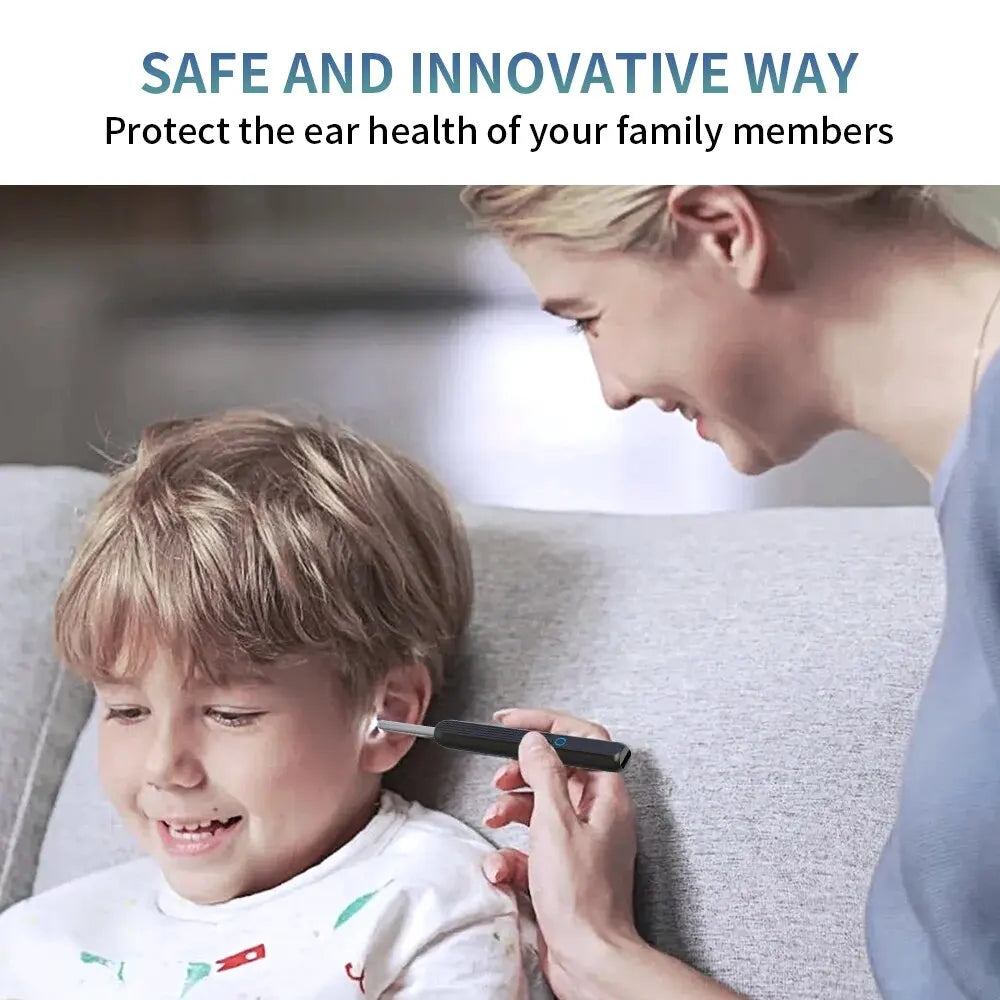 2026 Visual Ear Wax Cleaner with Camera Safe Earwax Removal Endoscope with Camera Luminous Otoscope Ear Cleaning Tools Ear Care