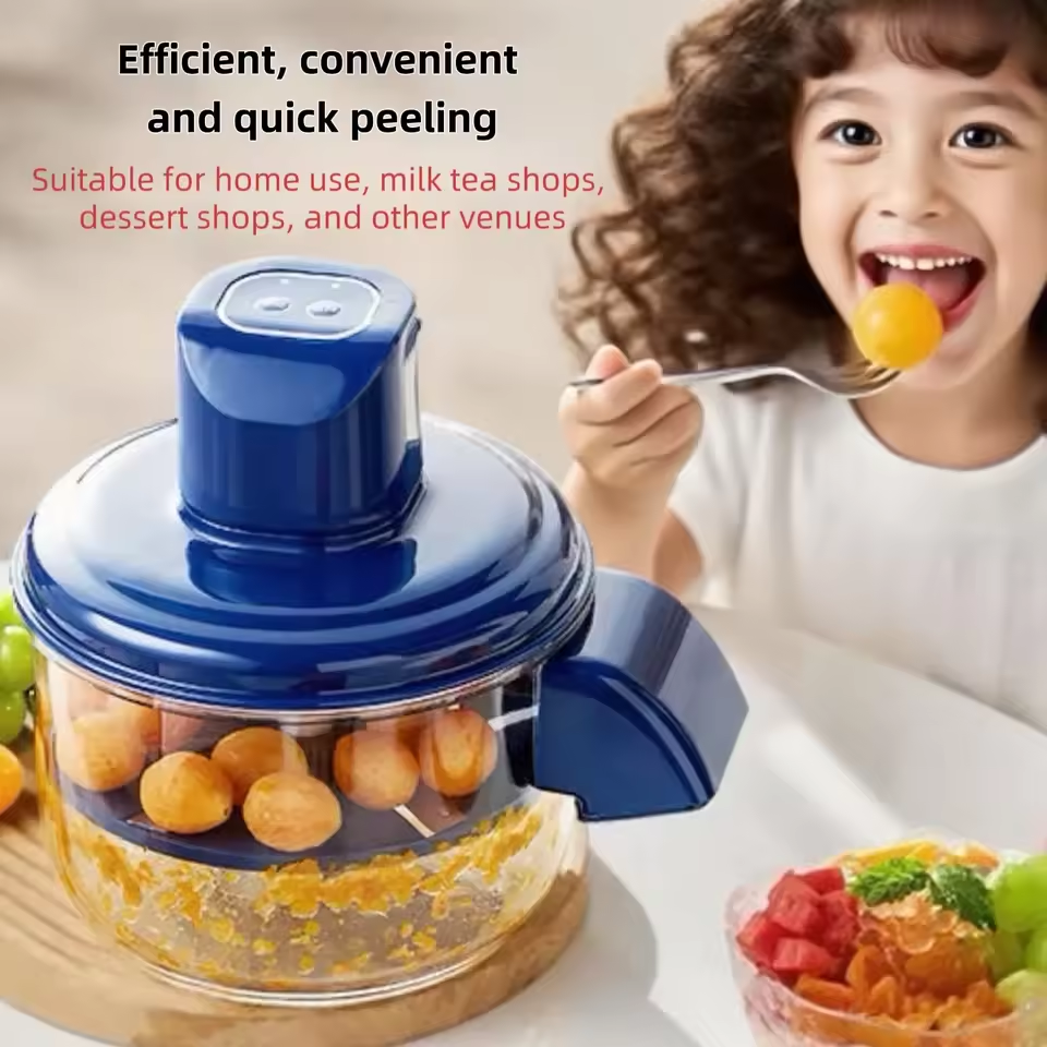 Smart Grape Peeler Automatic Electric Grape Peeling Machine - Hands-Free Fruit Skin Remover, Easy Peeling Peeling Machine Wonder