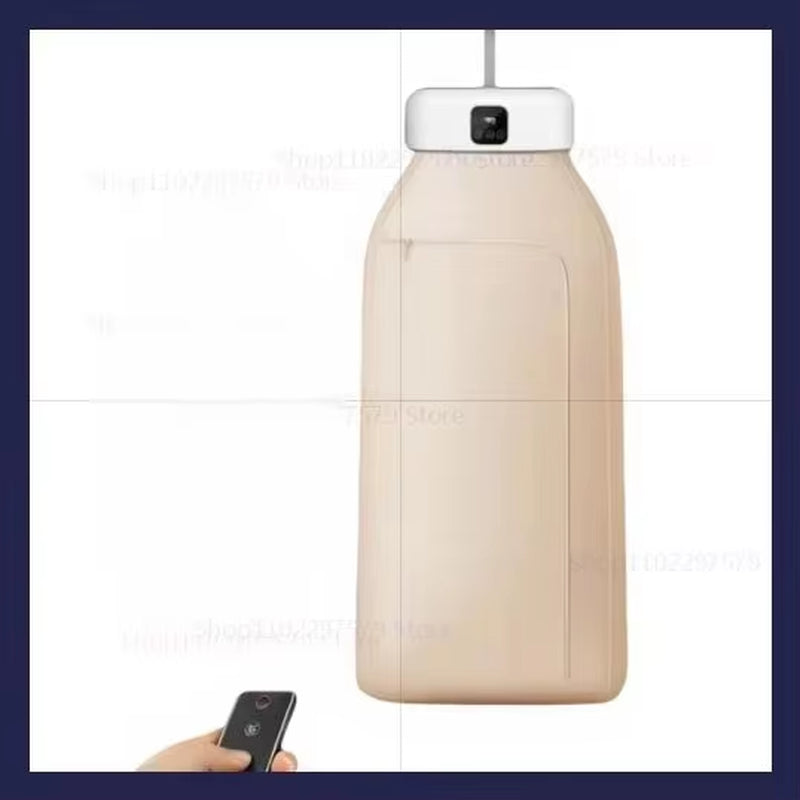 Mini Portable Dryer Foldable Electric Dryer Apartment Portable Dryer Travel RVS with Dryer Bag and Time Set Travel Style