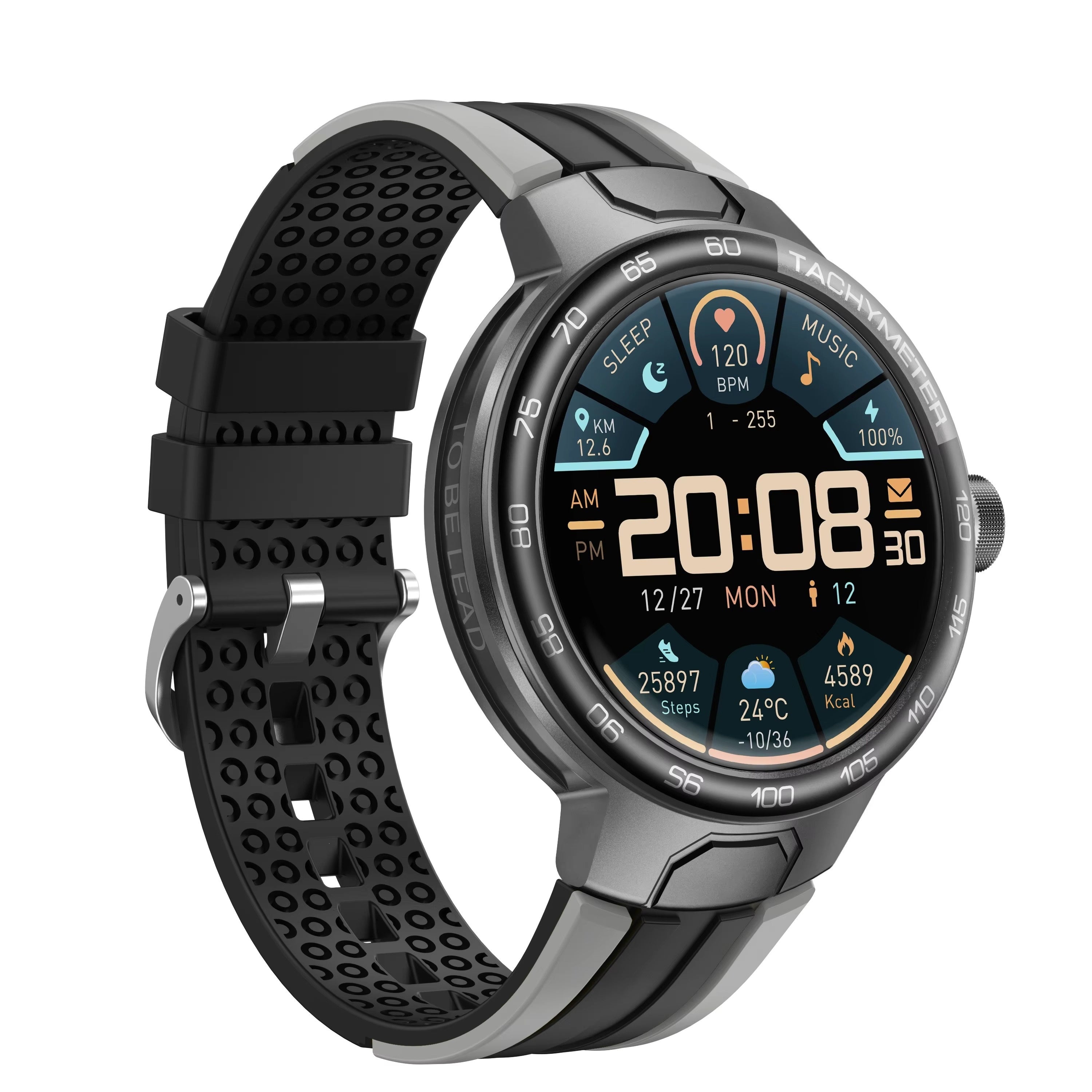 Smart Watch | Bluetooth Calling & Music Playback | Waterproof Fitness Tracker with GPS Motion Tracking, Blood Oxygen & Heart Rate Monitoring